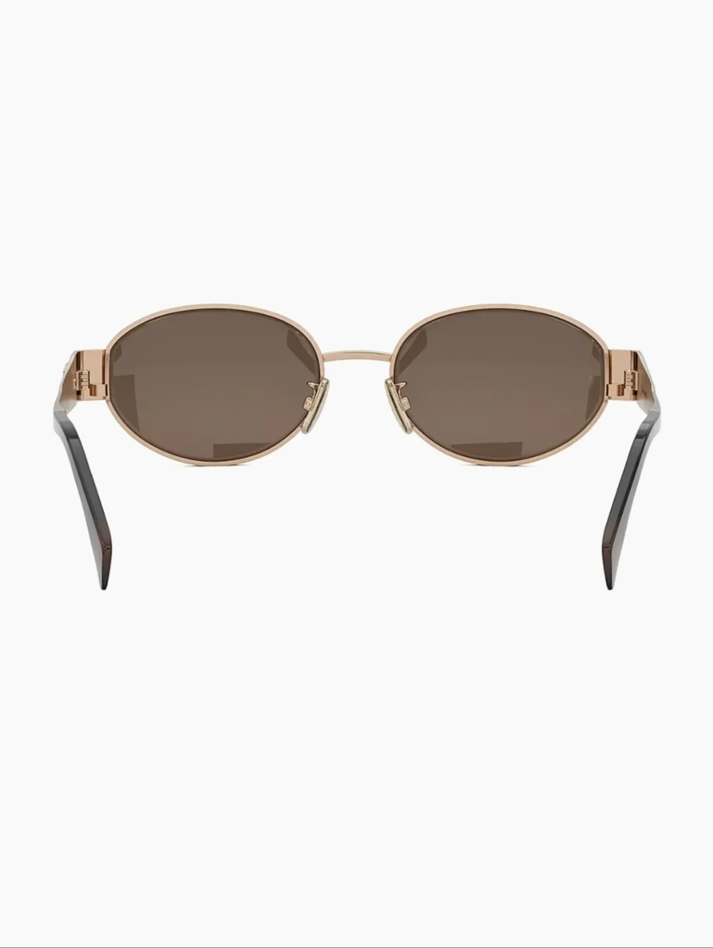 NEW! CELINE Metal Triomphe 54MM Oval Sunglasses GOLD HARDWARE - Picture 9 of 15